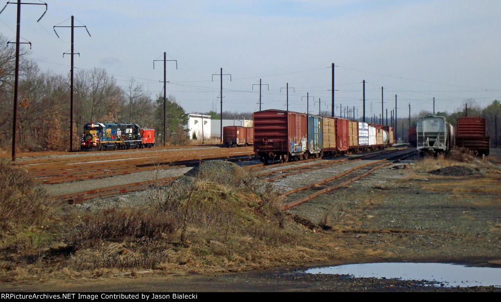 Browns Yard with Santa Train